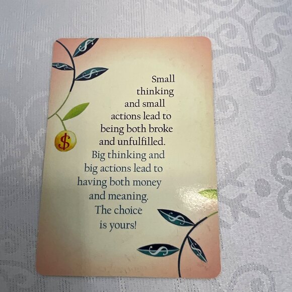 Secrets Of The Millionaire Mind Cards By T. Harv Eker 50-Card Deck - Picture 4 of 5